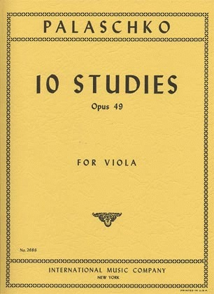 International Music Company Palaschko, Johannes: 10 Studies for Viola Op.49