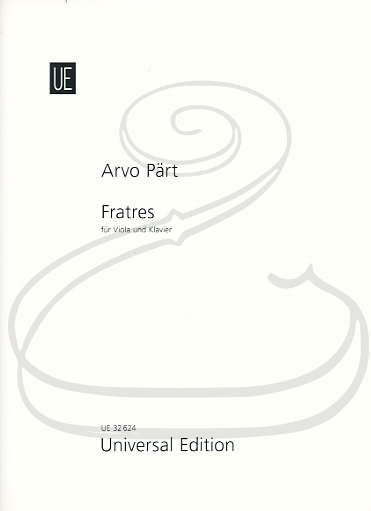 Carl Fischer Part: Frates (viola & piano) Universal Edition