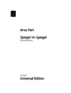 Carl Fischer Part: Spiegel im Spiegel (viola & piano) Universal Edition