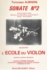 Carl Fischer Albinoni, T.: Sonata No. 2 (violin & piano) 2- 5 weeks special order