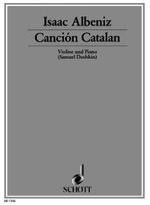 HAL LEONARD Albeniz, I.: Cancion Catalan (violin and piano)