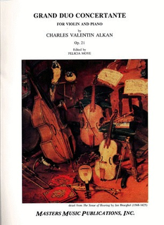 LudwigMasters Alkan, Charles Valentin: Grand Duo Concertante OP.21 (violin & piano)   Out of Print