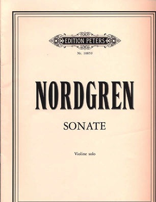 Nordgren, Pehr Henrik: Sonate for Violin Solo (violin)