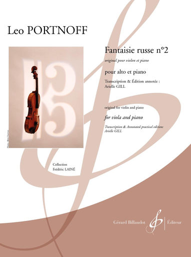 Carl Fischer Portnoff: Fantaisie russe no2 (viola, piano) BILLAUDOT