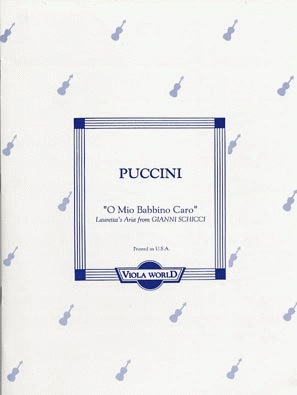 Puccini, Niccolo (Arnold): O Mio Babbino Caro