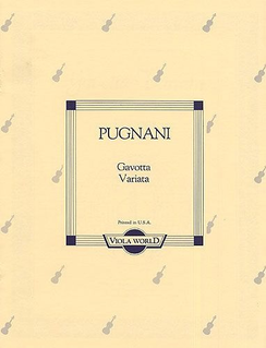 Pugnani (Arnold): Gavotta Variata