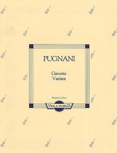 Pugnani (Arnold): Gavotta Variata