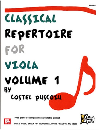 Puscoiu, Costel: Classical Repertoire for Viola Vol.1 (viola solo)