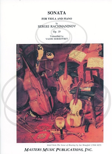 LudwigMasters Rachmaninoff (Borisovsky): Sonata, Op.19 - TRANSCRIBED (viola & piano) Masters Music