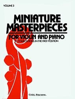 Carl Fischer Ambrosio, W.F.: Miniature Masterpieces Vol.3 (violin & piano)
