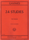International Music Company Gavinies, P. (Galamian): 24 Studies (violin) IMC