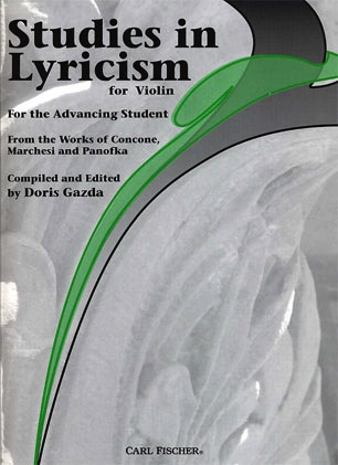 Carl Fischer Gazda, Doris: Studies in Lyricism for Violin-for the Advancing Student
