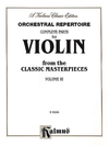 Alfred Music Orchestral Repertoire: Complete Parts for Violin from the Classic Masterpieces, Vol. III (vioiln)