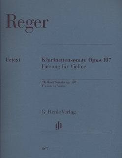 HAL LEONARD Reger, Max: Clarinet Sonata, Op. 107, version for viola & piano