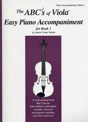 Carl Fischer Rhoda, J.T.: The ABC's of Viola for the Absolute Beginner Book 1 (piano acc)
