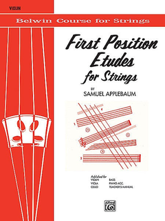 Alfred Music Applebaum, S.: First Position Etudes for Strings (violin)
