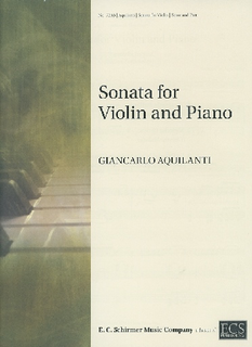 ECS Publishing Aquilanti, Giancarlo: Sonata for Violin and Piano