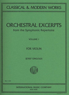 International Music Company Orchestral Excerpts: Volume I for violin solo