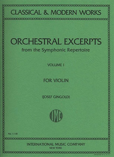International Music Company Orchestral Excerpts: Volume I for violin solo