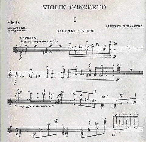 HAL LEONARD Ginastera, A.: Violin Concerto, Op.30 (Violin & Piano)