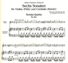 Giordani, Tommaso: Six Sonatas Op.IVa V.2 (violin & piano)