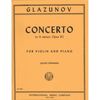 International Music Company Glazunov: Concerto in A minor, Opus 82 for violin and piano