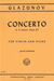 International Music Company Glazunov: Concerto in A minor, Opus 82 for violin and piano