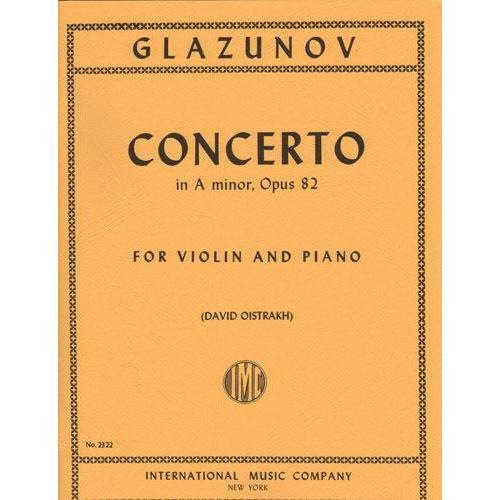 International Music Company Glazunov, Alexander (Oistrakh): Concerto in A minor Op.82 (violin & piano)