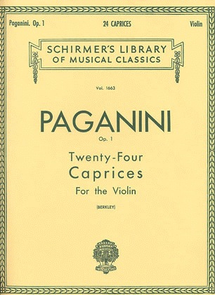 HAL LEONARD Paganini, Niccolo (Berkley): 24 Caprices Op. 1 (violin) Schirmer