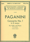 HAL LEONARD Paganini, Niccolo: Concerto #1 in D-first movement (violin & piano)