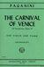 International Music Company Paganini, Niccolo: Carnival of Venice (violin & piano)