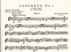 International Music Company Paganini: Concerto No. 1 in D major, Opus 6 with Cadenzas by Flesch and Sauret for violin and piano