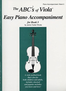 Carl Fischer Rhoda: The ABC's of Viola, Bk.3 (piano accompaniment)