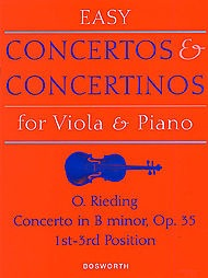 Bosworth Rieding, O.: Viola Concerto Op.35 in B minor (viola & piano)