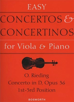 Bosworth Rieding, O.: Viola Concerto Op.36 in D major (viola & piano)