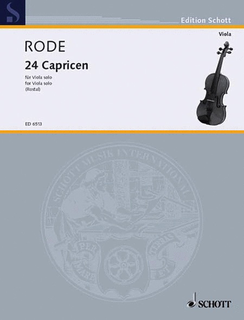 HAL LEONARD Rode, P. (Rostal): 24 Caprices (viola)