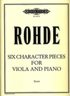C.F. Peters Rohde, Kurt: Six Character Pieces for Viola and Piano