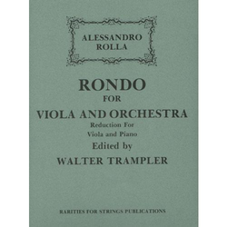 Rarities for Strings Rolla, Alessandro (Trampler): Rondo in G for Viola & Piano