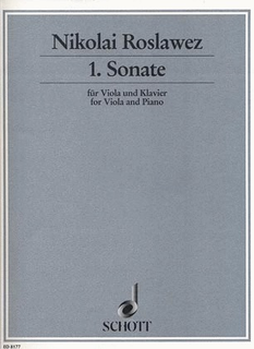 HAL LEONARD Roslawez, Nikolai: Sonate #1 (viola & piano)