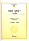 HAL LEONARD Rubenstein, Anton: Melodie Op.3 #1 (viola & piano)