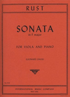 International Music Company Rust, F.W.: Sonata in F Major (viola & piano)