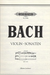 Bach, J.S.: Violin Sonata #2 BWV 1015 (violin & piano)