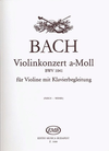 HAL LEONARD Bach, J.S. (Flesch): Concerto #1 in a minor (violin & piano)