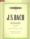 Bach, J.S.: Concerto #1 in a minor (violin & piano)