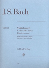 HAL LEONARD Bach, J.S. (Eppstein, ed.): Concerto No. 2 in E Major , BWV 1042, urtext (violin and piano)