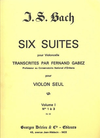 Edition Delrieu Bach, J.S. (Gabez): Cello Suites #1-3 (violin)