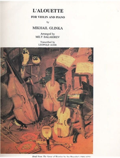 LudwigMasters Glinka, Mikael (Auer): L'Alouette (violin & piano)
