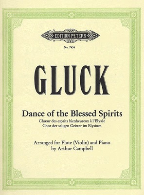C.F. Peters Gluck, C.W.: Dance of the Blessed Spirits (violin & piano)