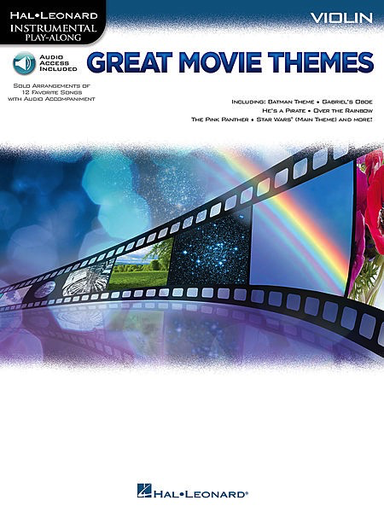 HAL LEONARD Great Movie Themes (violin, and audio accompaniment)