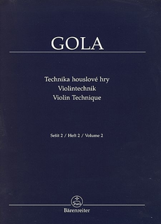 Barenreiter Gola, Zdenek: Violin Technique, Vol. 2, Barenreiter
